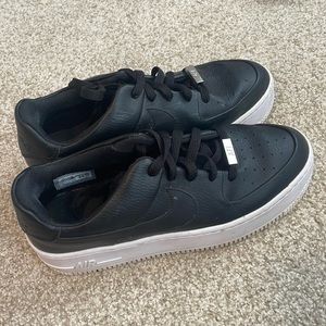 Black Air force Ones
